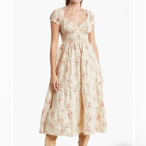 WeWoreWhat Floral MIDI dress